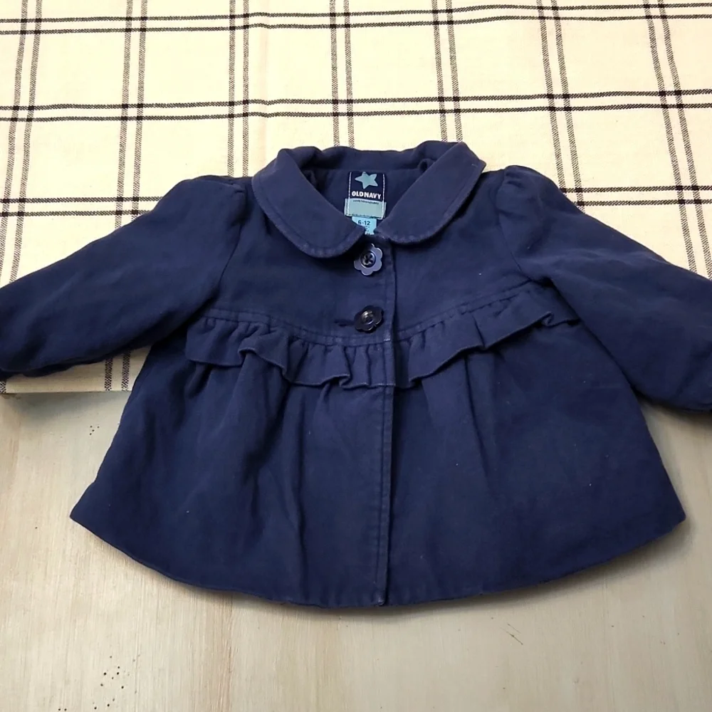 Old navy baby coat blue